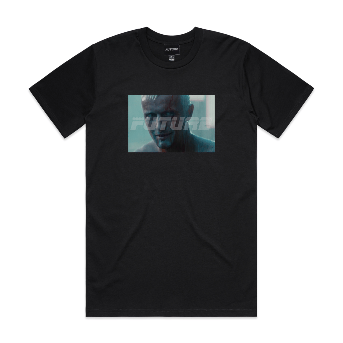 【MODERNIF】Rain Round T-shirt Tears In Rain Tee - Black | Future Blade Company